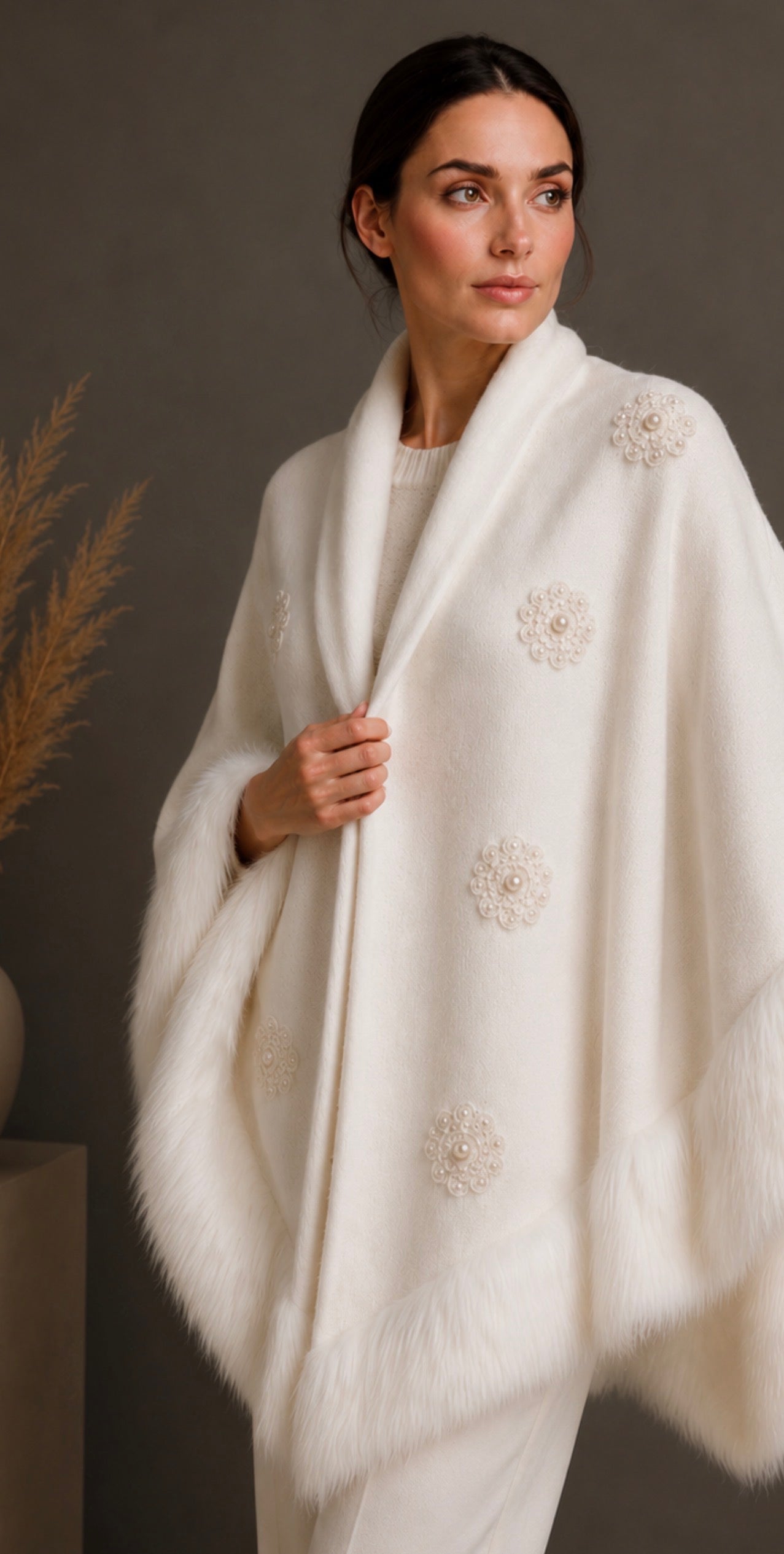 Ivory Bridal Shawl