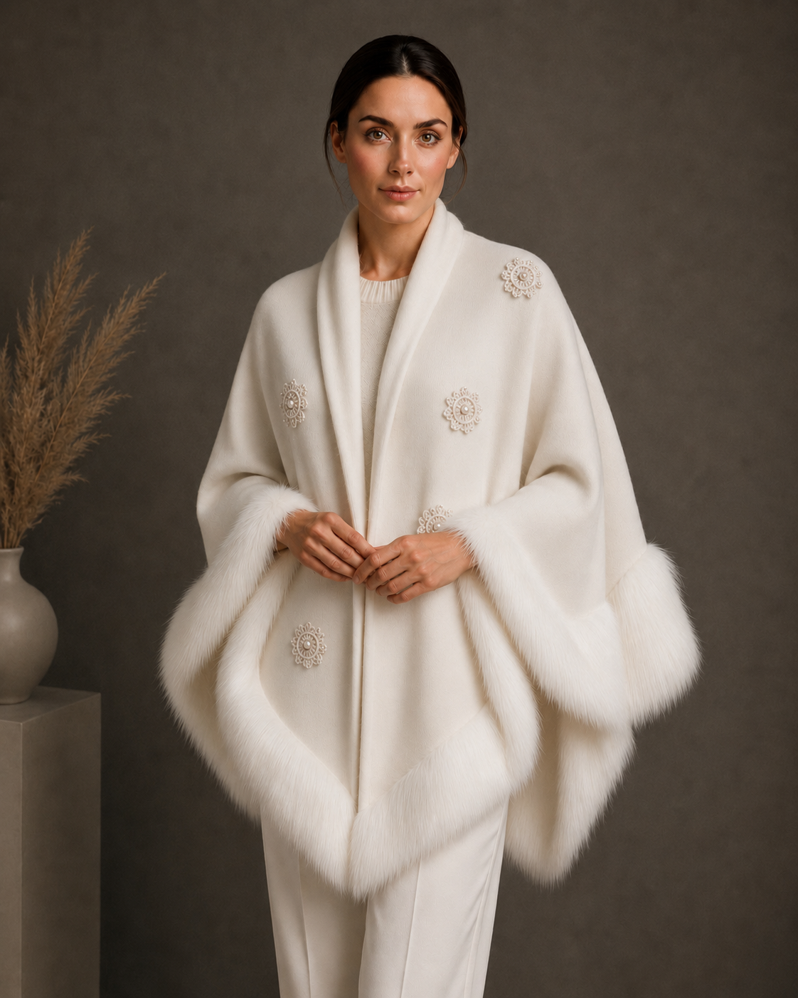 Ivory Bridal Shawl