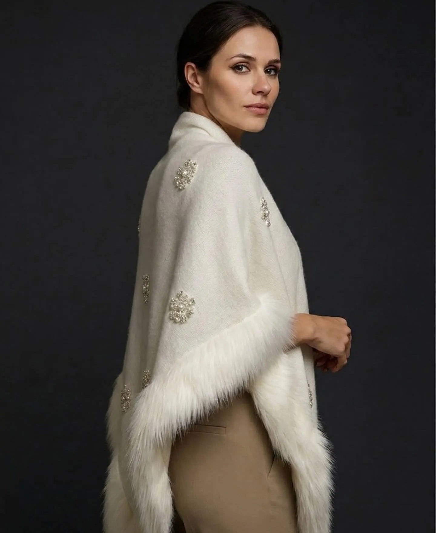 Ivory Bridal Shawl