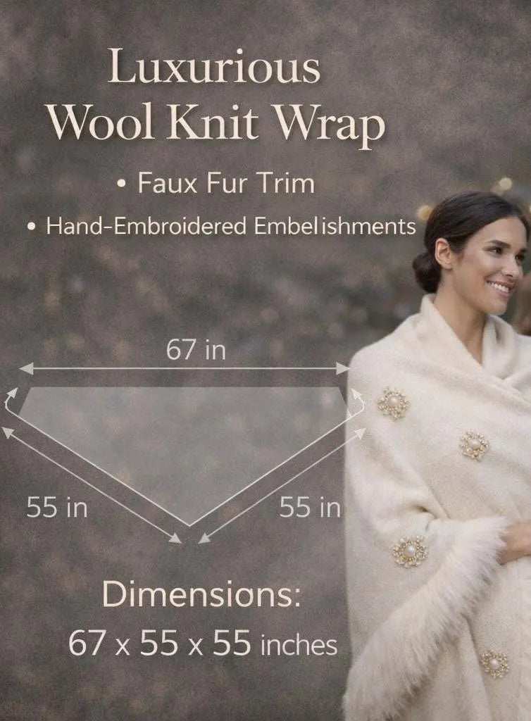 Ivory Bridal Shawl
