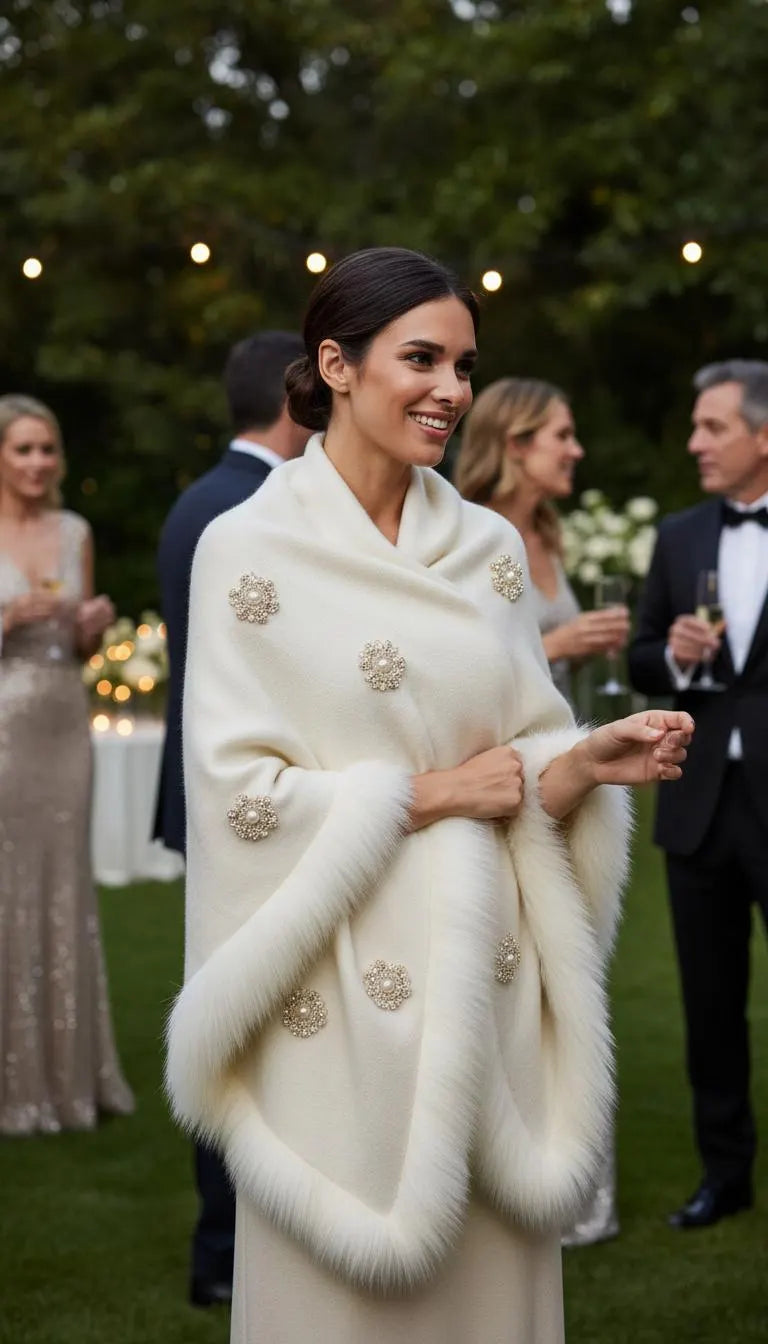 Ivory Bridal Shawl