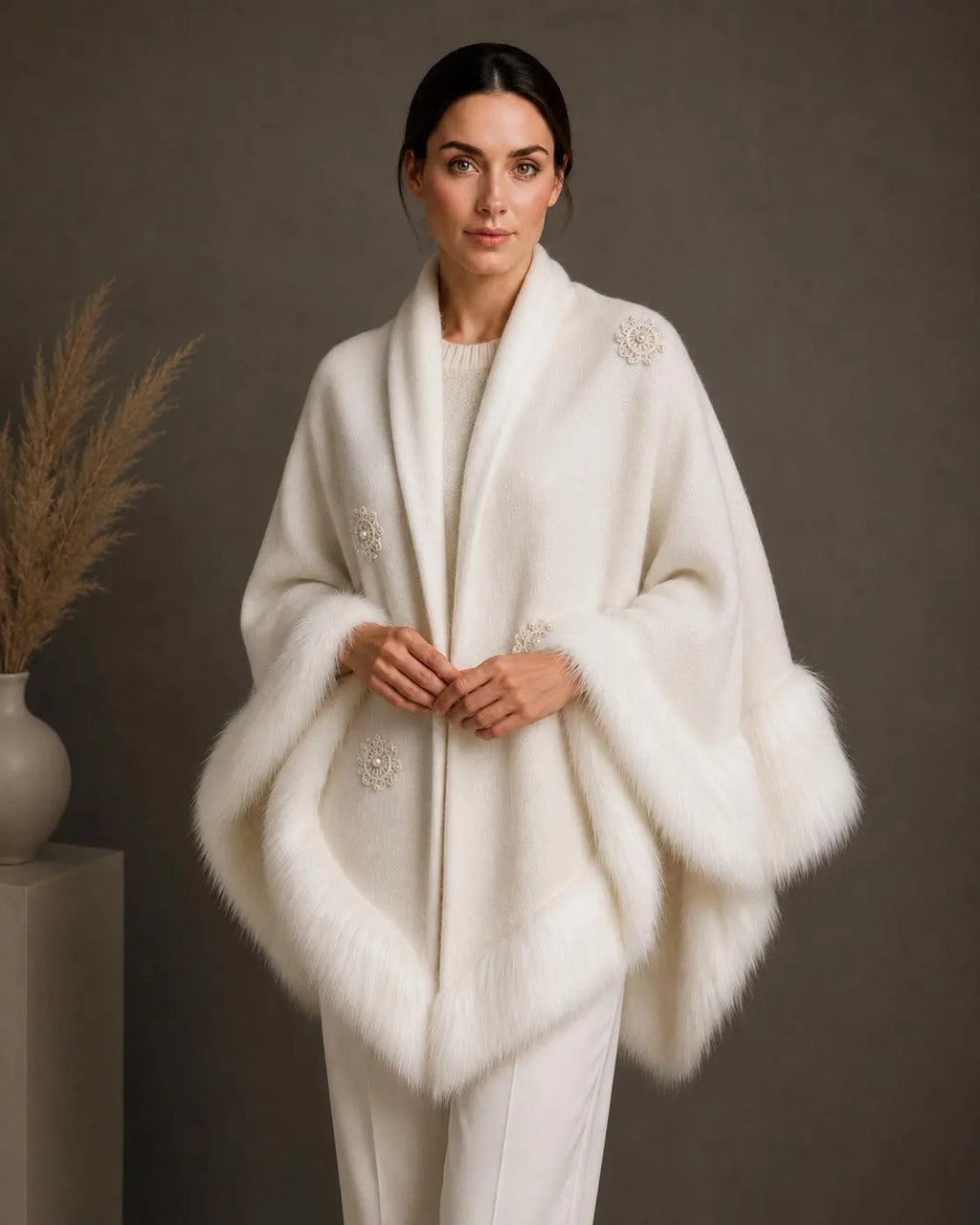 Ivory Bridal Shawl