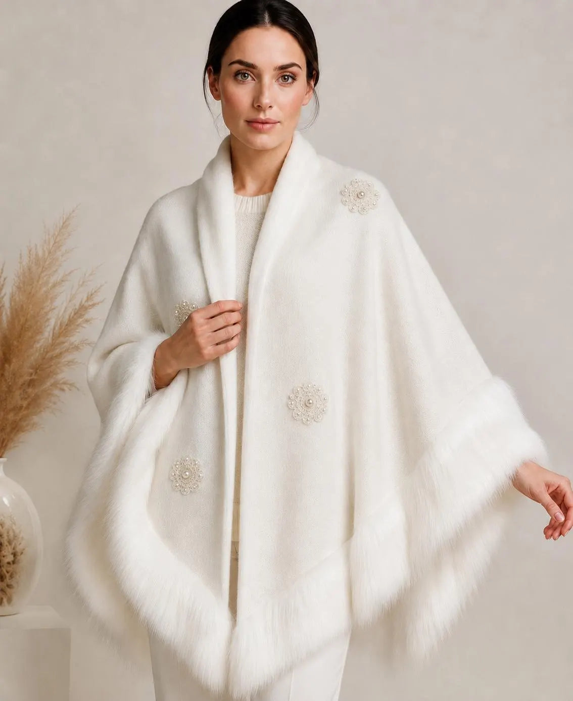 Ivory Bridal Shawl