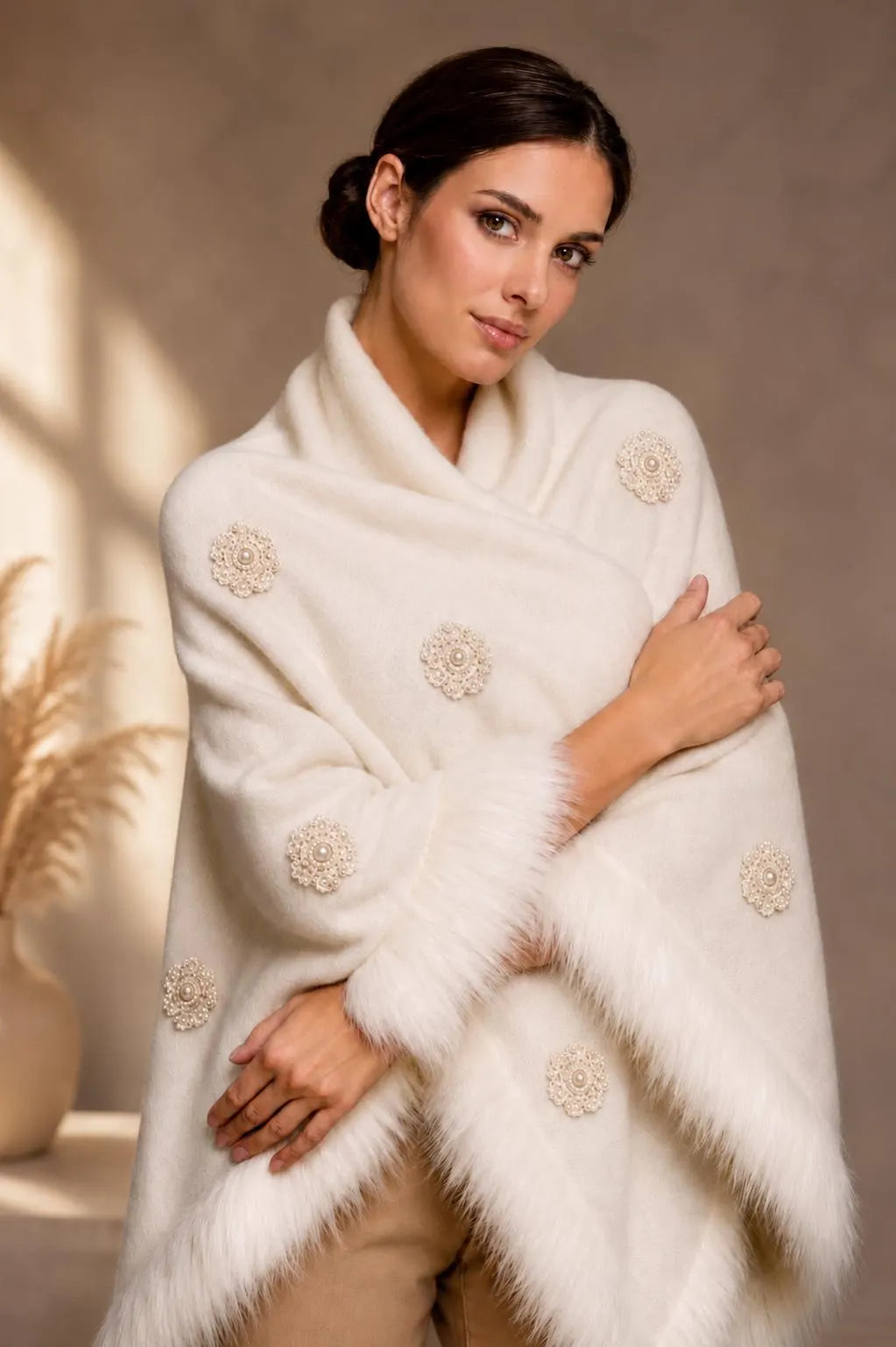 Ivory Bridal Shawl